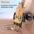Mcdodo CM-4320 Car Headrest Mount Constructed from ABS, silicone, and Aluminium Alloy 60-Degree Rotation for Tablet and Phone- Black